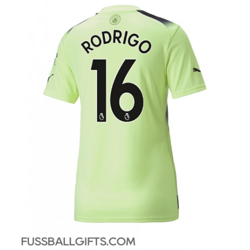 Manchester City Rodri Hernandez #16 Fußballbekleidung 3rd trikot Damen 2022-23 Kurzarm